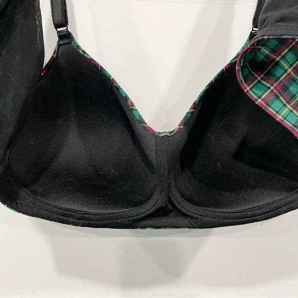 Torrid‎ Womens Plus Size 40D Plaid Dream Wire-Free Bra  Back hooks padded Cups - Picture 4 of 8